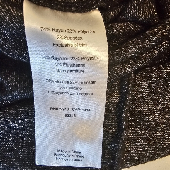 Motherhood Maternity Brushed Hacci Cowl Neck Hi Lo Sweater Gray Size S Small - Picture 14 of 15